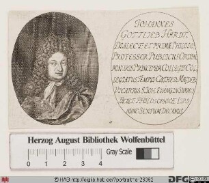 Bildnis Johann Gottlieb Hardt