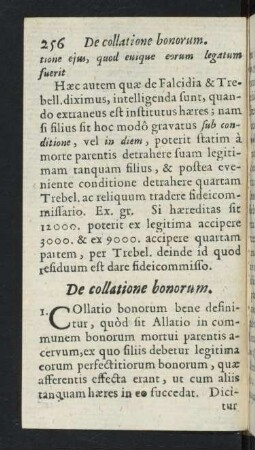 De collatione bonorum