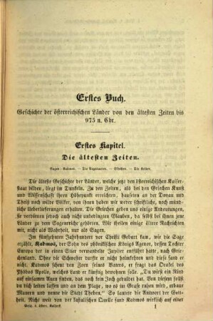 Geschichte des österreichischen Kaiserstaates, 1