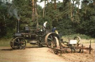 Fotografie: Dampfmaschine, Grubber, Seilwinde