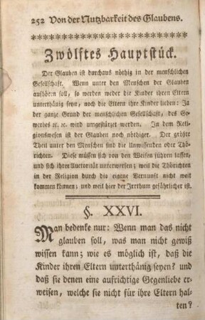 Zwölftes Hauptstück.