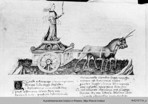 Dantes Divina Commedia und Petrarcas Trionfi : Petrarca: Triumph der Keuschheit