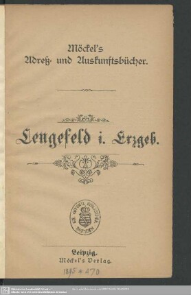 1894: Lengefeld i. Erzgeb.