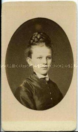 Porträt eines jungen Mädchens, Carte de Visite