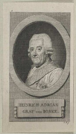 Bildnis des Grafen Heinrich Adrian von Borke