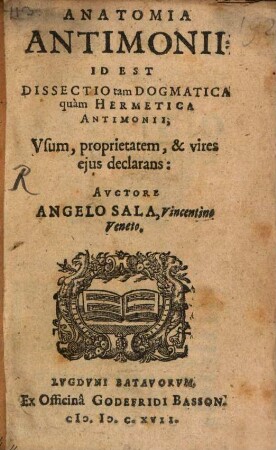 Anatomia antimonii