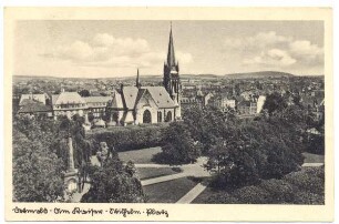 Ansichtskarte vom Kaiser-Wilhelm-Platz