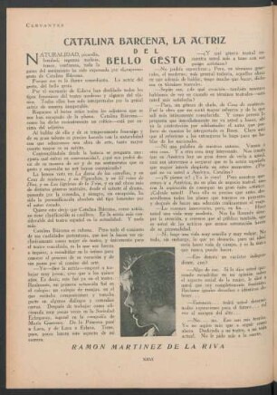 Catalina Bárcena, la actriz del bello gesto