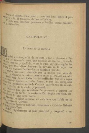 Capítulo VI - La hora de la Justicia