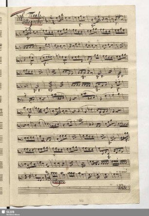 716. Finale: Osservate un pocolino / Naumann, J.G.
