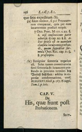 156-179, Cap. V. De His, quae fiunt post.