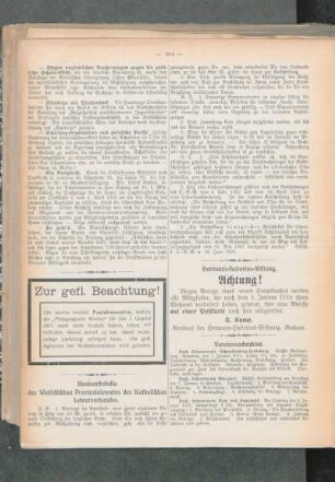 Auskunftsstelle des Westfälischen Provinzialvereins des Katholischen Lehrerverbandes