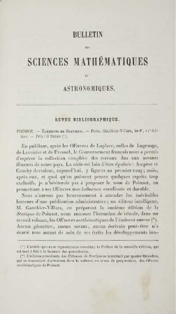 Revue Bibliographique.