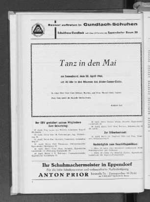 Nachträglich zum Geschäftsjubiläum: