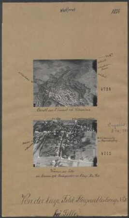 Wavrin sw. Lille, im Sommer 1915 der 6. bayer. Res. Div. (Von der bayr. Feld-Fliegerabteilung Nr. 5 bei Lille)