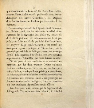 Ouverture faite par les commissaires du Roi, aux commissaires des trois ordres, à la conférence tenue chez M. le Gard des Sceaux, le 4 juin 1789