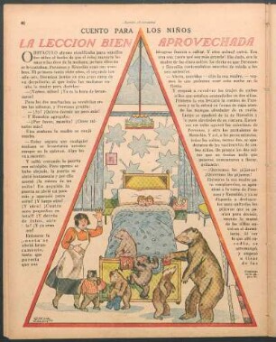 La lección bien aprovechada : Cuento para los niños