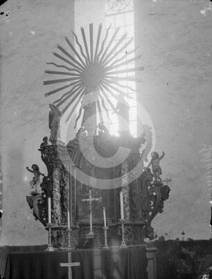 Altar der Kirche St. Johannis bei Orgena