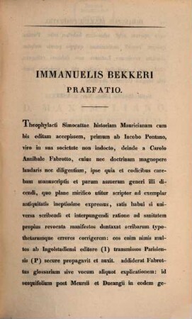 Theophylacti Simocattae Historiarum libri octo
