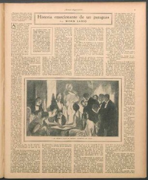 Historia emocionante de un paraguas