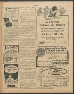 Recetas útiles y procedimientos prácticos