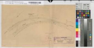 Aufhebung des Bahnüberganges in km 25,836 der Strecke Paderborn-Brilon-Wald: Lageplan, M. 1:1.000 Stnr.: 98, Iwü, Bunr.: 1, Blnr.: 1
