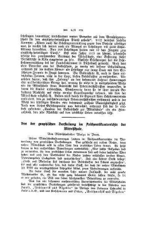 Von der graphischen Darstellung im Arithmetikunterrichte der Mittelschule