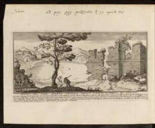 Veduta Del Lago Averno Grotta Della Sibilla E Tempio Di Apollo