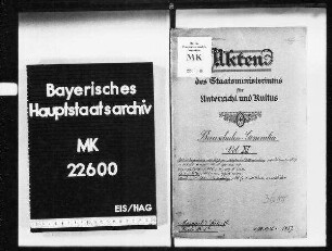 Organisation der Baugewerksschulen und Baugewerkslehrlingsschulen. Wiedereinführung der Meisterprüfung für das Baugewerbe.