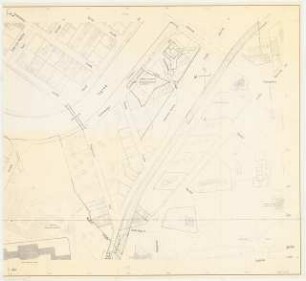 Institut für evangelische Kirchenmusik, Domchor und Internat, Schleswiger Ufer, Berlin-Tiergarten: Lageplan Berlin-Tiergarten (mit veränderten Grundstücksgrenzen gegenüber Inv.nr. 40057), ca. 1:1000
