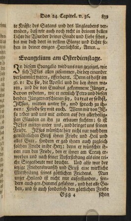 839-855, Evangelium am Osterdienstage