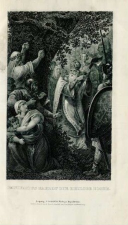 Bonifacius faellt die heilige Eiche