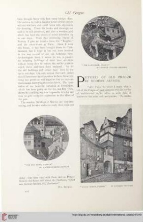 34.1908 = Nr. 134: Pictures of old Prague by modern artists