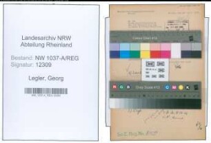 Entnazifizierung Georg Legler , geb. 19.09.1909 (Justizangestellter)