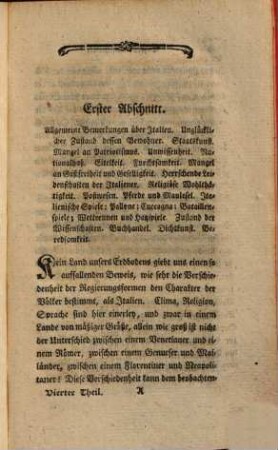 England und Italien, 4