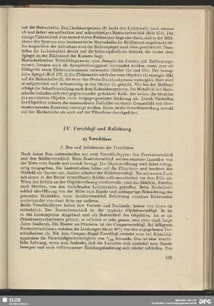 IV. Verschluß und Belichtung