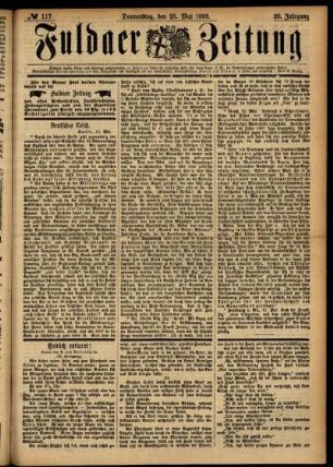 Ausgabe vom Donnerstag, den 25. Mai 1893.
