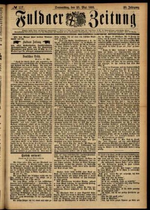 Ausgabe vom Donnerstag, den 25. Mai 1893.