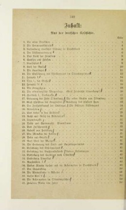 Inhalt: Aus der deutschen Geschichte