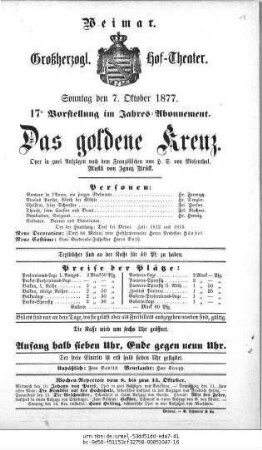 Das goldene Kreuz