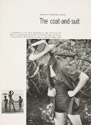 Modeaufnahme, Modell Ann Klem, Tearsheet (Mademoiselle)