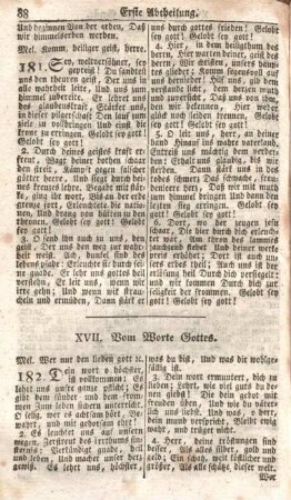 XVII. Vom Worte Gottes.