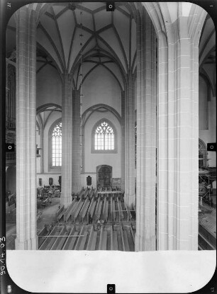 Görlitz. Peterskirche (Neubau 1425/1497, Türme 1889-1891). Inneres nach Süden
