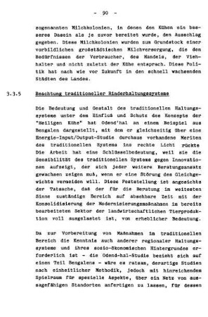 3.3.5 Beachtung traditioneller Rinderhaltungssysteme