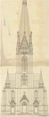 Schmidt, Heinrich von; Kaiserslautern; Marienkirche - Ansicht