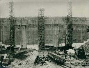 Urfttalsperre bei Gemünd (Eifel), Deutschland, 1900