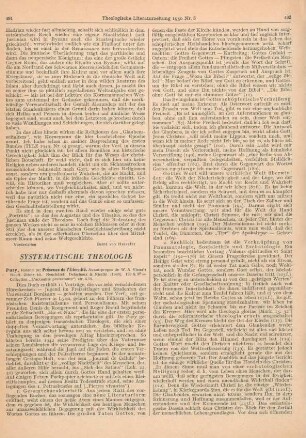 491-493 [Rezension] Pury, Roland de, Présence de l'Eternité