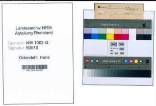 Entnazifizierung Hans Odendahl, geb. 09.08.1893 (Arbeiter)