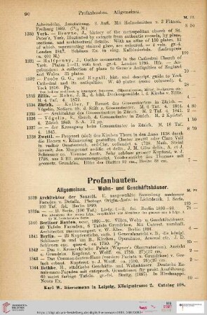 Profanbauten (Nr. 1339 1629)