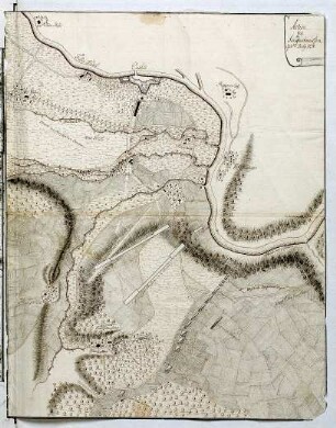 WHK 25 Deutscher Siebenjähriger Krieg 1756-1763: Plan des Gefechts bei Sandershausen, 1758